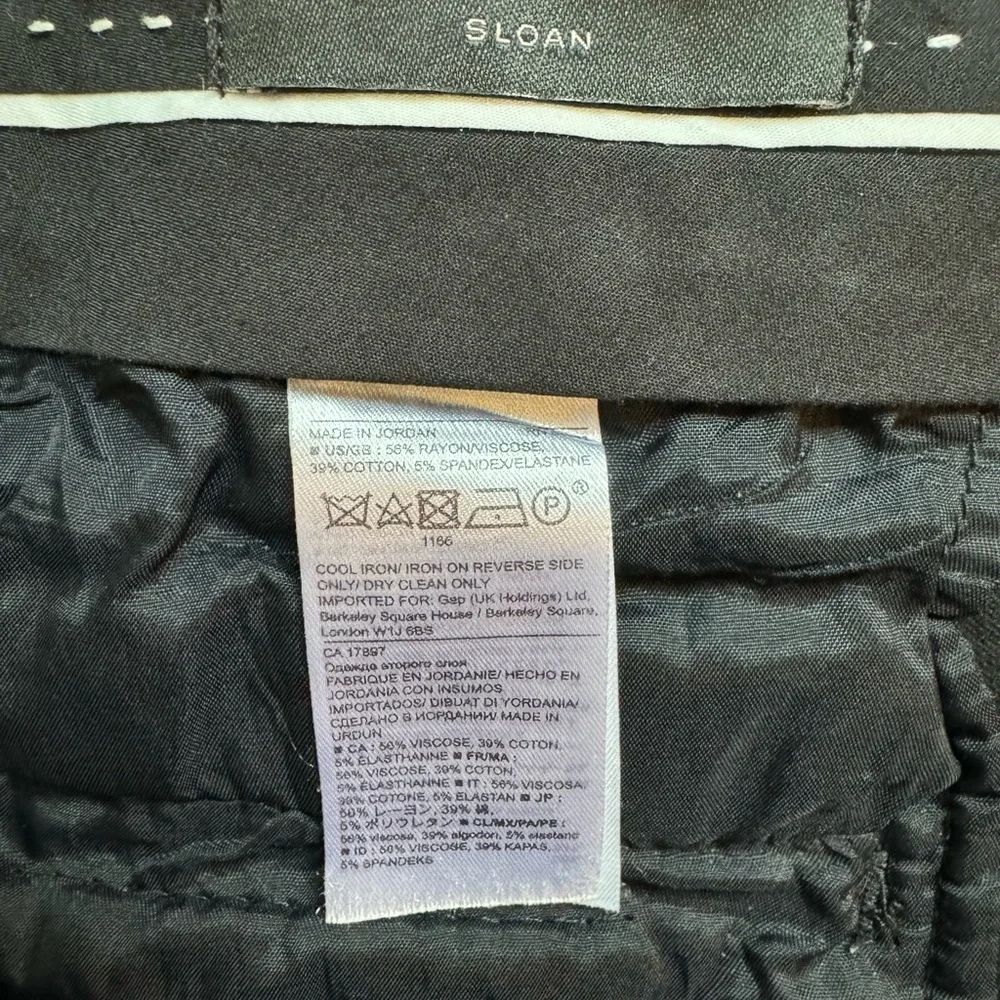 Banana Republic Sloan‎ black pant, size 6